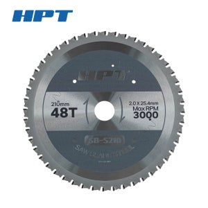 HPT 금속절단기 원형톱날 210mm 써멧날 SB-S210