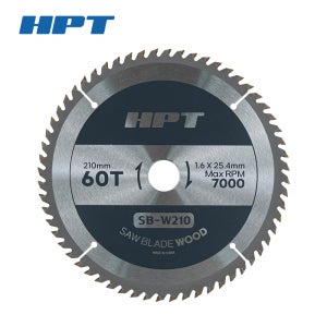 HPT 고속절단기 원형톱날 목재용 210mm SB-W210