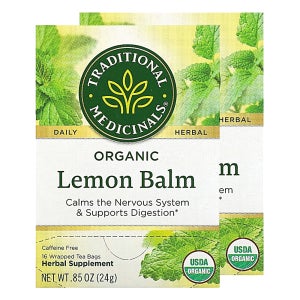 트레디셔널 메디셔널 레몬밤 차 티백 무카페인 16개입 24g 2팩