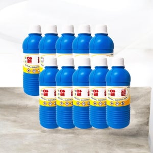 공업용 알콜 메틸 메칠 알코올 메탄올 기계소독 세척액 400ml 10개