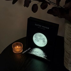 달빛 감성 휴대용 램프 미니 무드등블루투스 스피커 조명 생일선물