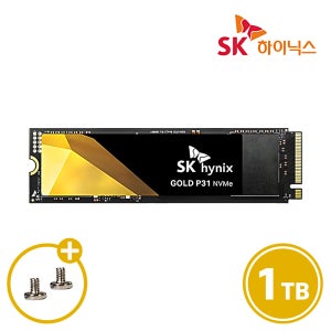 SK하이닉스 GOLD P31 NVMe SSD 1TB GEN3/TLC - 고정나사