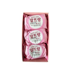 LG생활건강 알뜨랑 비누 핑크로즈향 140G X 3개