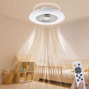 천장선풍기 서큐라이트 실링팬 조명 타프팬 600mm 리모컨 포함 저소음 KC 공기순환