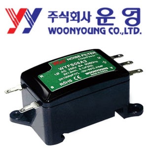 노이즈 필터 WYF-S03A3 단상 250V Pin형 딘레일 표준형 250V 3A 납땜