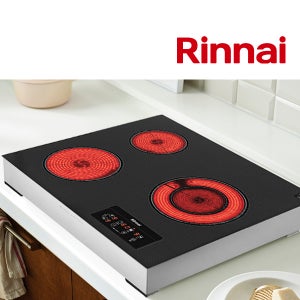 전국설치 3구 프리스탠딩 전기렌지 하이라이트 레인지 RH-B33A 외함포함 낮은스탠드