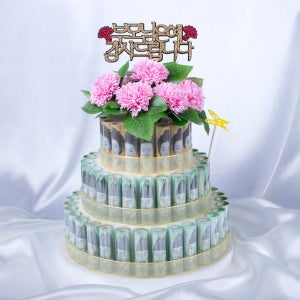 돈 케이크 만들기 돈다발 현금 지폐 케잌 부모님 생일