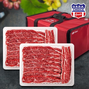 미국산 프리미엄 LA갈비선물세트 678번대 꽃갈비 (지방 톱밥 깔끔제거) 4kg, 1개