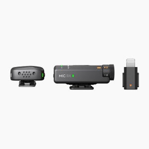 DJI Mic Mini (1 TX + 1 RX) + 스마트폰 어댑터 (Lightning)