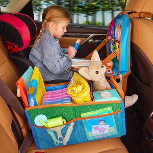 트레블 폴딩 여행 수납 바스켓 어린이 아기 플리스 블루