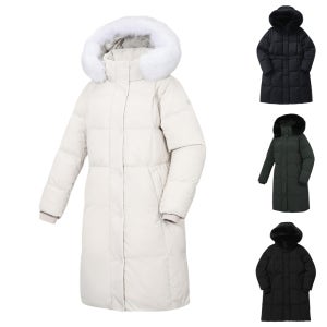 [국내매장판] 코오롱스포츠 아울렛 이월 역시즌 스노우문 구스다운 여성 롱패딩