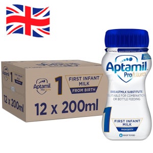 200ml 12개 압타밀 어드밴스드 퍼스트 인펀트 1단계 액상분유 Aptamil Advanced 1 First Infant