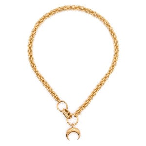 마린 세르 리사이클 퓨터 문 네크리스 UJW076ARMET0002 MT51 SHINY GOLD Gold