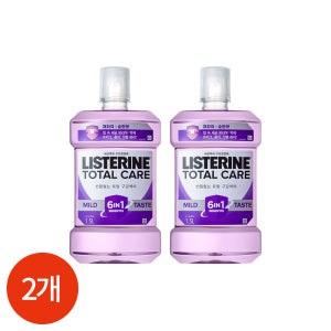 LISTERINE 리스테린 구강청결제토탈케어 마일드 1.5L x 2개