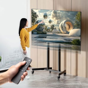 이동식TV거치대 55-100인치 LG 삼성 호환 대형 75인치 85인치 98인치 티비 전자칠판 이동형 스탠드 브라켓