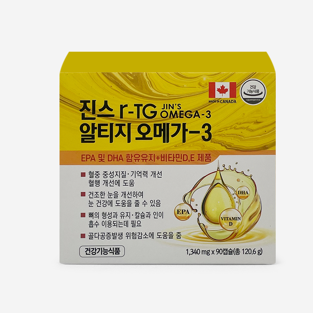 <b>라파엘</b> 진스 r-TG 알티지 <b>오메가3</b> 90캡슐
