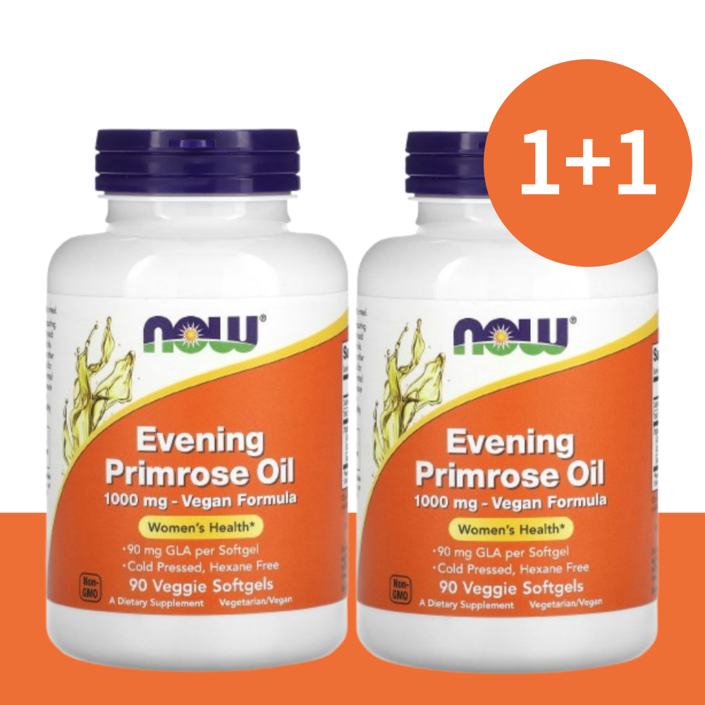 <b>나우푸드</b> 달맞이유 <b>감마리놀렌산</b> 오메가6 GLA 1000mg 베지소프트젤 90정(1+1)