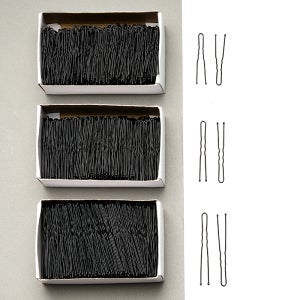 이쁨달다 RK67 든든u핀 대용량 유짜핀 미용실 올림머리핀 헤어고정핀 승무원핀