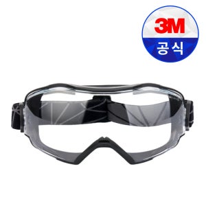 3M고글 프리미엄 GG6001SGAF-BLK, 투명 렌즈, 나일론 머리끈 1EA
