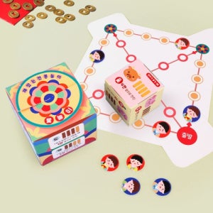 [미술샘]재미있는 주사위 윷놀이 조립 놀이판세트