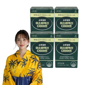 이소비텍신 소우코우 다이어트 와사비잎추출물 14정 4박스