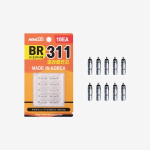 미라클 BR311 전지 10개입 전자찌 전자케미 배터리