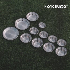 키녹스 캠핑 식기세트 12P 4인용 스텐식기 캠핑그릇