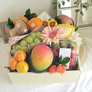 정담채 한가득 박스 (M SIZE) - 정담과일 과일선물세트 - 서울 경기 퀵배송 전국 안전 택배 가능