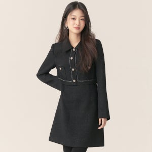 로엠 카라 트위드 2in1 원피스 RMOWF11ST4