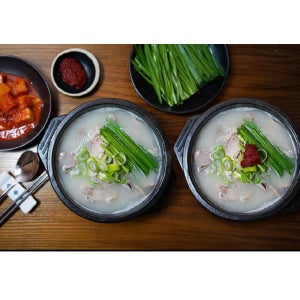 간편조리 부산식돼지국밥 돼지국밥밀키트 택배 1인분 2세트 (600g 2개)