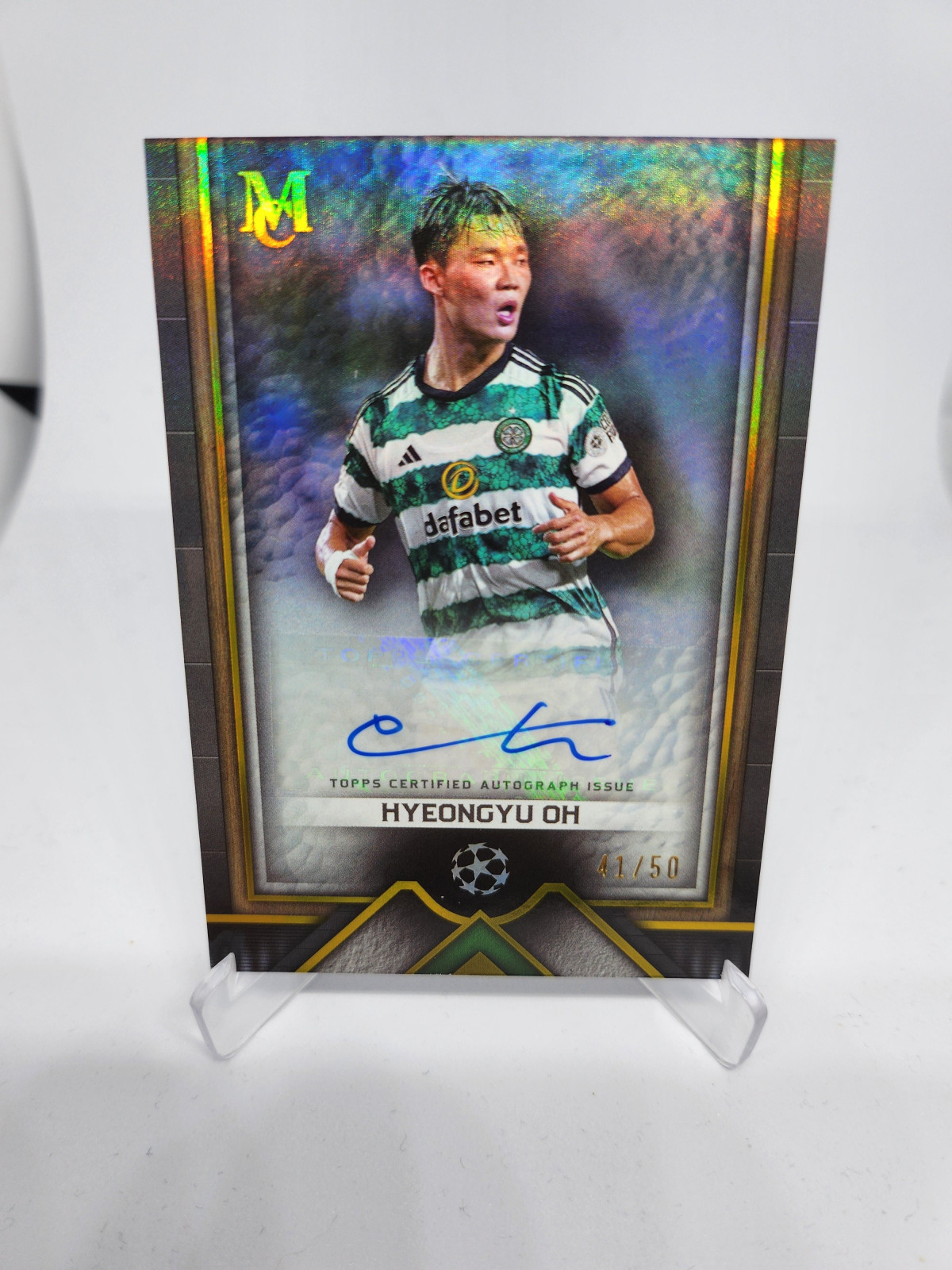 오현규싸인카드 50장 한정판 GOLD 2024 Topps Museum 친필싸인 오토카드