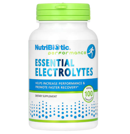 <b>뉴트리바이오틱</b> 퍼포먼스 필수 전해질 베지 캡슐 100정 마그네슘 칼슘 크롬 아연 비타민C