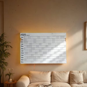 2025년한장달력 2025년 벽걸이 연달력 캘린더