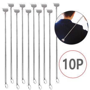 (안테나 효자손 B타입 - 10개)고리형 5단 접이식 스텐 등긁이 등긁개 등글개