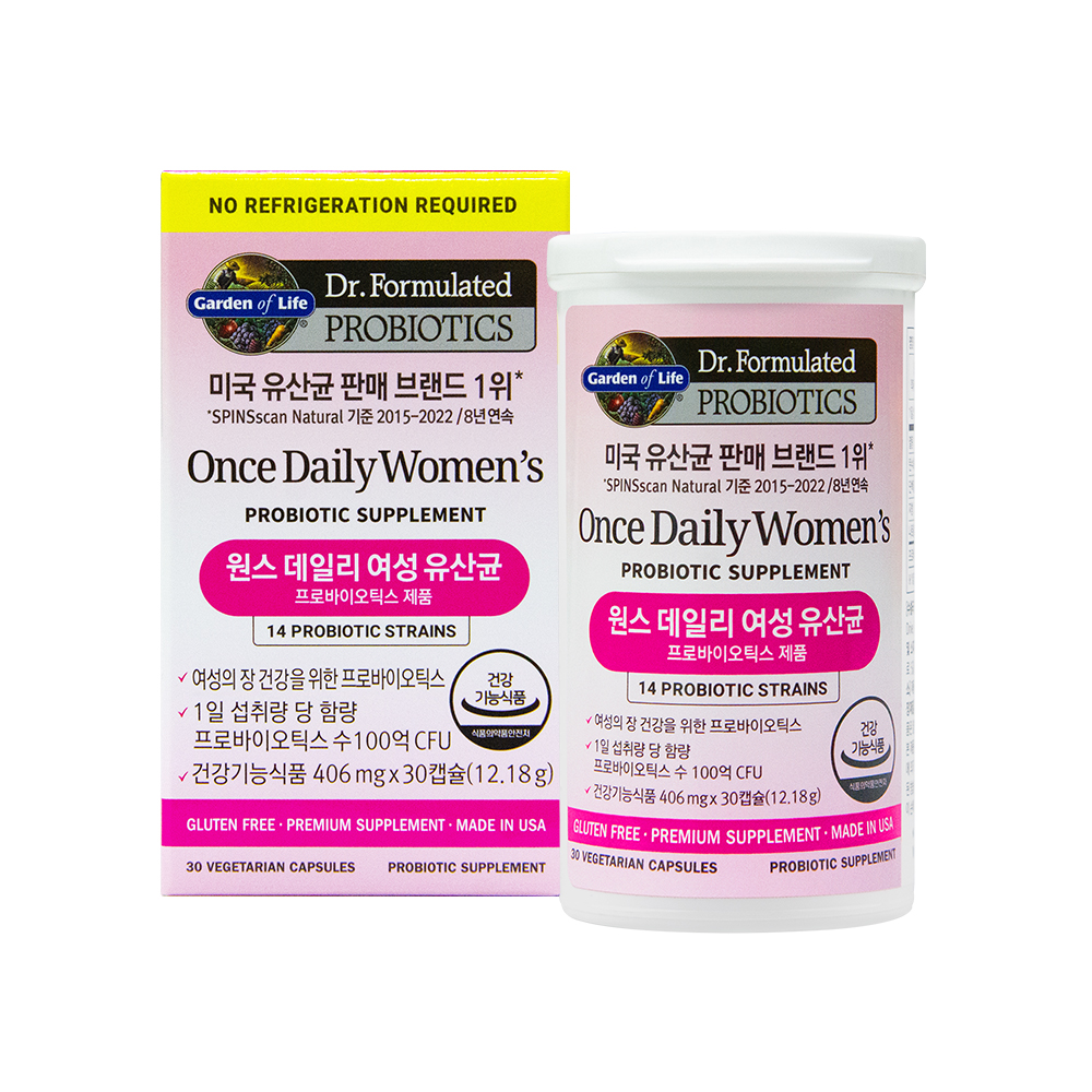 가든오브라이프 원스 데일리 여성 유산균 30캡슐, 1개
