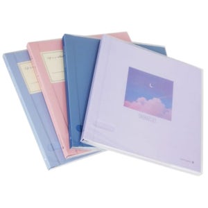 접착식 심플 컬러 앨범 (13매 320x333mm) 추억 만들기 고급 사진 포토 백일 성장