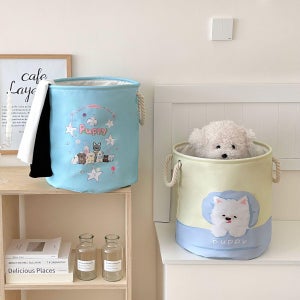 빨래통 세탁물 접이식 런드리 바구니 인형 정리함 수납