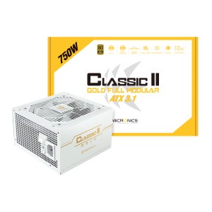 마이크로닉스 Classic II 750W 80PLUS골드 풀모듈러 ATX3.1 화이트