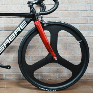 루이지노 3스포크 프론트 휠 픽시 자전거 휠셋 앞 바퀴 삼발이 700c