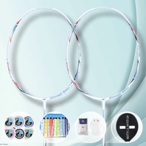 (1+1) 미즈노 카보프로 823 배드민턴 라켓 입문용 초급 경량 가벼운