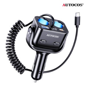 오토코스 차량용 PD QC3.0 멀티 시거잭 초고속 충전기 ACI-TX