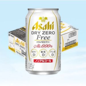 일본 아사히 드라이 제로 프리 논알콜 맥주맛 음료 350ml 24개입