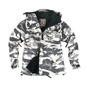 사우스플레이 디지털 낚시 스키 보드 자켓 방한복 겨울용 야상점퍼 밀리터리 점퍼 S06