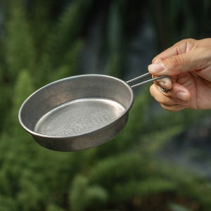 ThousWinds 백패킹 캠핑 스텐 앞접시 미니 후라이팬 시에라컵 280ml 실버
