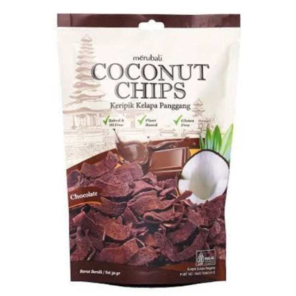 Merubali Coconut Chips Chocolate 메루발리 코코넛칩 초콜릿 50g