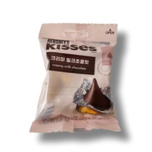 롯데 허쉬 키세스 크리미 밀크초콜릿 52g
