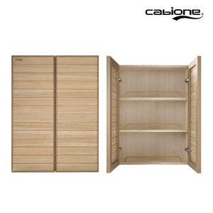 카비원 CB700 A 2 도어 상부장 히노키 편백 욕실장 여닫이장