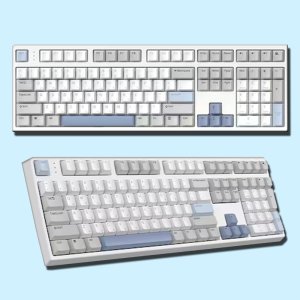 한성 GK787SE 풀배열 38g 조용한 저소음 사무용 무소음 적축 사무실 게이밍 기계식 키보드