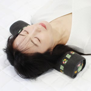 목침베개 메밀 편백나무 경추베개 원형 일자목 거북목 목디스크 소