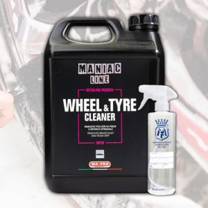 마프라 매니악 휠앤타이어 클리너 4.5L 타이어 갈변제거 휠 세정제 소분용기